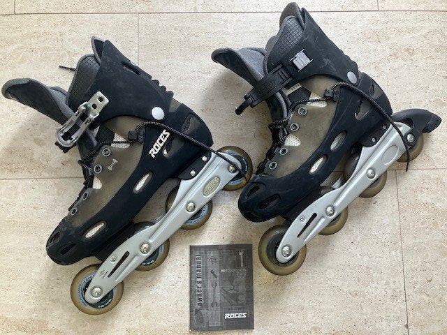Roces inline skates maat 46 met handleiding, Verstelbaar, Ophalen of Verzenden, Zo goed als nieuw, Inline skates 4 wielen