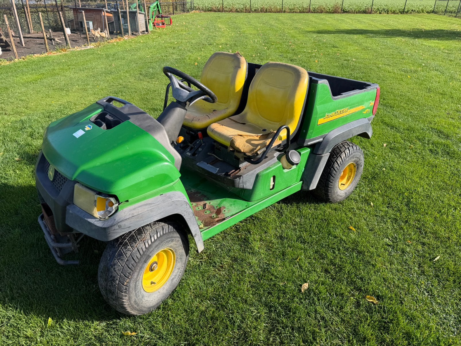 John deere gator, Ophalen, Zo goed als nieuw