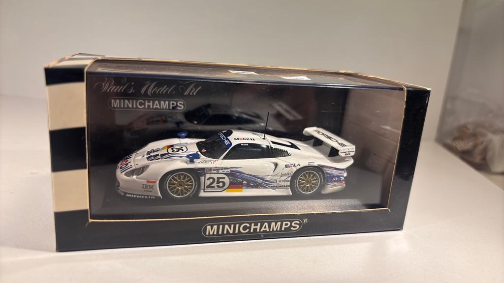 Porsche 911 gt1 minichamps 1.43, Auto, Ophalen of Verzenden, MiniChamps, A