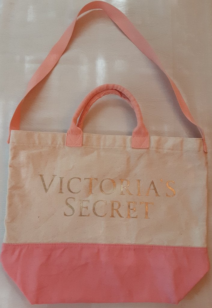 Victoria's Secret canvas tas, Verzenden, Roze, Shopper