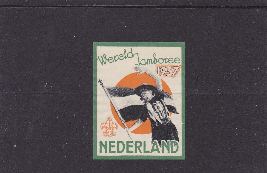 Nederland Wereld Jamboree 1937 Vignet (S998), Postzegels en Munten, Verzenden, T/m 1940
