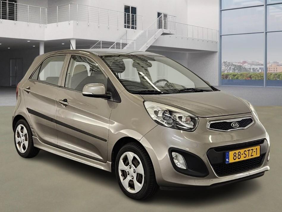 Kia Picanto 1.2 CVVT Automaat 1e Eig. 52.500 km +NAP NL-auto, Euro 5, Gebruikt, 4 cilinders, 850 kg