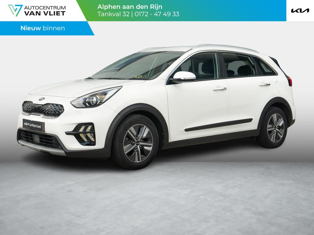 Kia Niro 1.6 GDi Hybrid DynamicLine | Navigatie | Achteruitr, 12 maanden, Gebruikt, Euro 6, Leder en Stof
