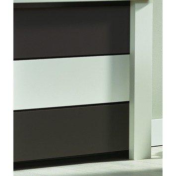 CanDo Radiatorpaneel ombouw Mix&Match Taupe MDF 100x20 cm(23, Ophalen, Zwart, Overige typen, Nieuw