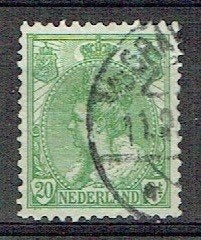 Nederland 1910 nr 68 Koningin Wilhelmina 's GRAVENHAGE, Verzenden, Gestempeld, Koningshuis
