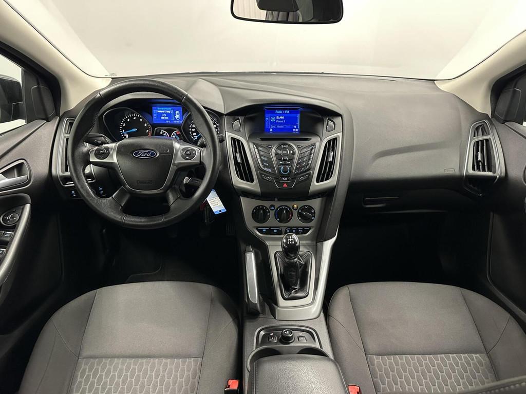 Ford Focus Wagon 1.0 EcoBoost Lease Trend AIRCO CRUISE LM., Auto's, Ford, Euro 5, Gebruikt, Met garantie (alle), Zwart