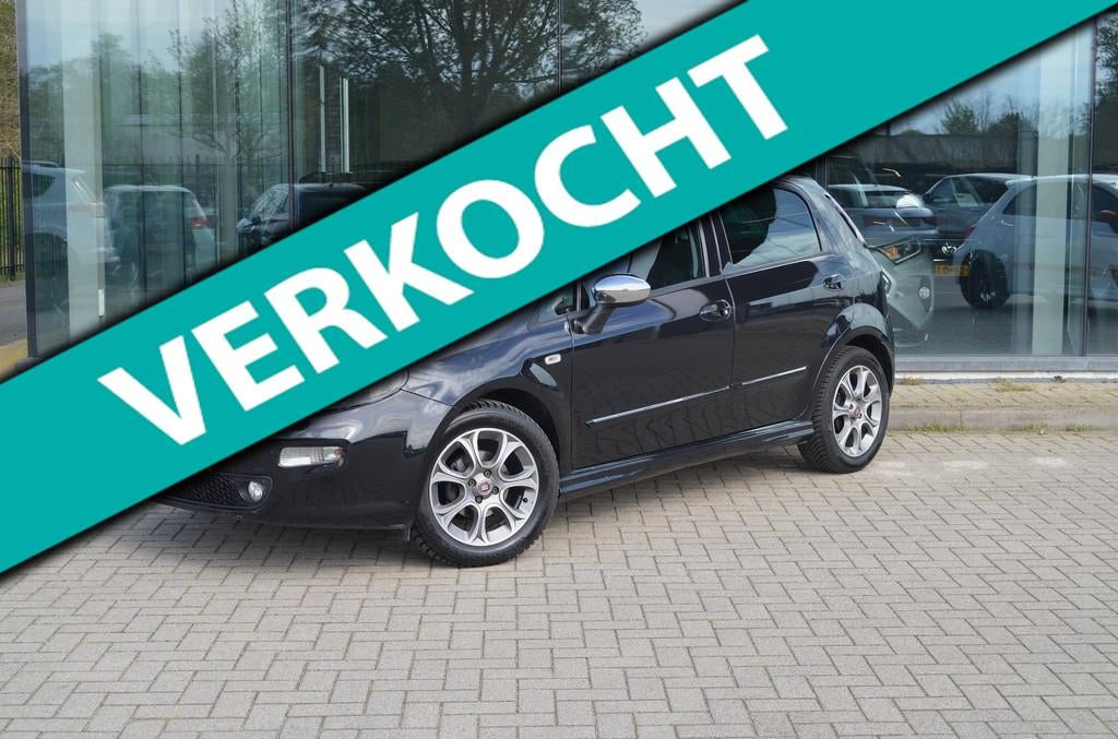 Fiat Punto Evo 0.9 TwinAir Lounge | Cruise | Stoelverwarming, Auto's, Fiat, Bedrijf, Te koop, Punto EVO, ABS, Airbags, Airconditioning