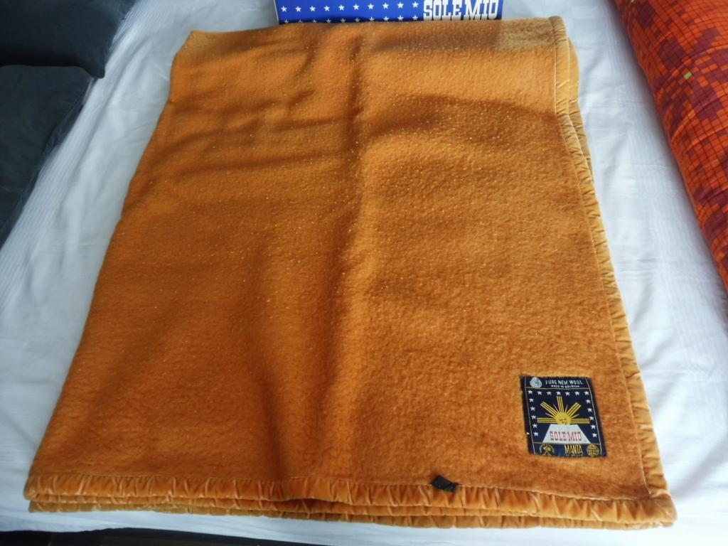Sole Mio wollen deken in originele doos 180 x 220 cm, Huis en Inrichting, Woonaccessoires | Plaids en Woondekens, Gebruikt, Ophalen of Verzenden
