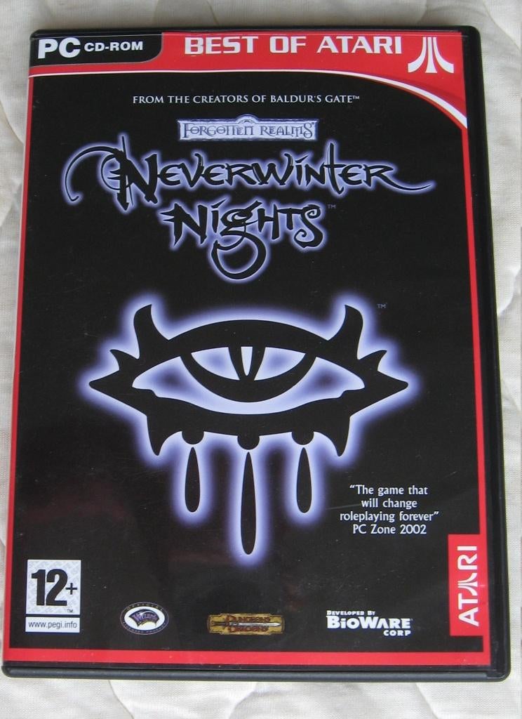 PC cd-rom - 3 discs Neverwinter Nights, 1 speler, Ophalen of Verzenden, Vanaf 12 jaar