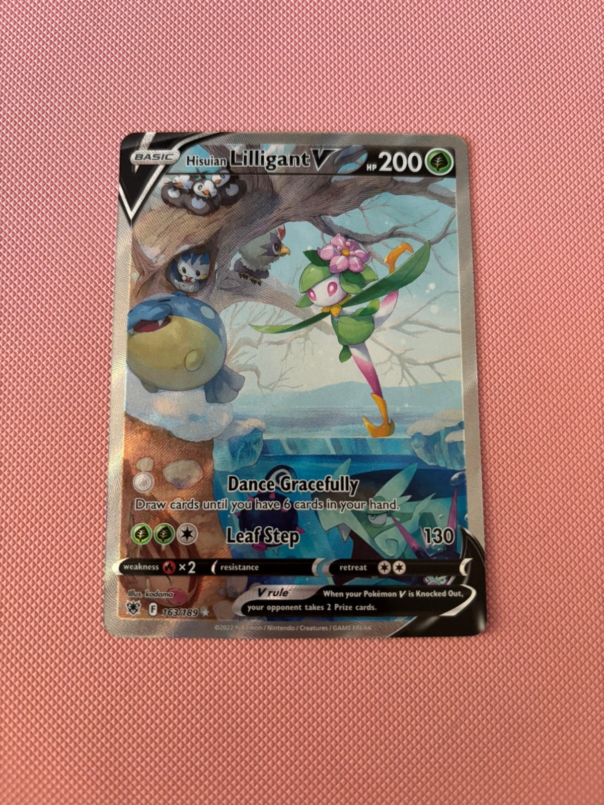 pokemon Lilligant V 163, Ophalen of Verzenden, Zo goed als nieuw