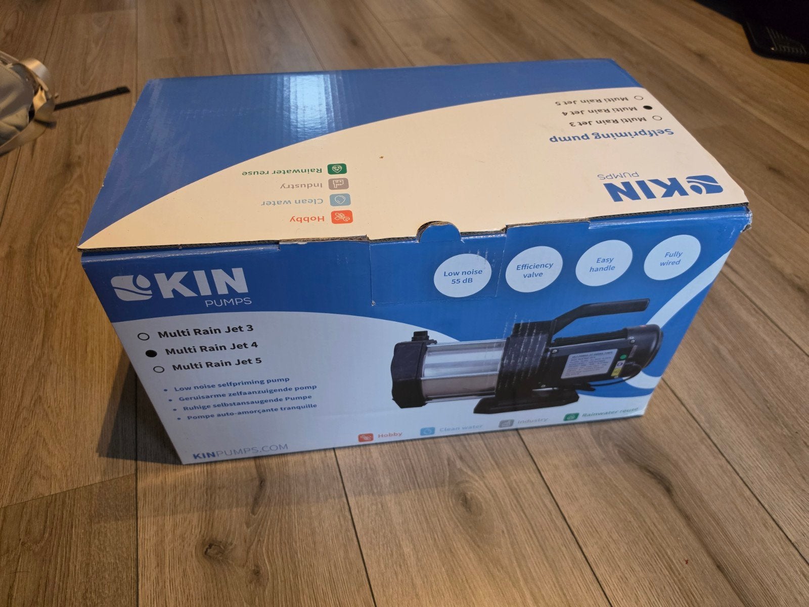 KIN Pomp Multi Rain Jet 4 - Zelfaanzuigende Pomp, Tuin en Terras, Ophalen of Verzenden, Nieuw, Elektrisch, Beregeningspomp