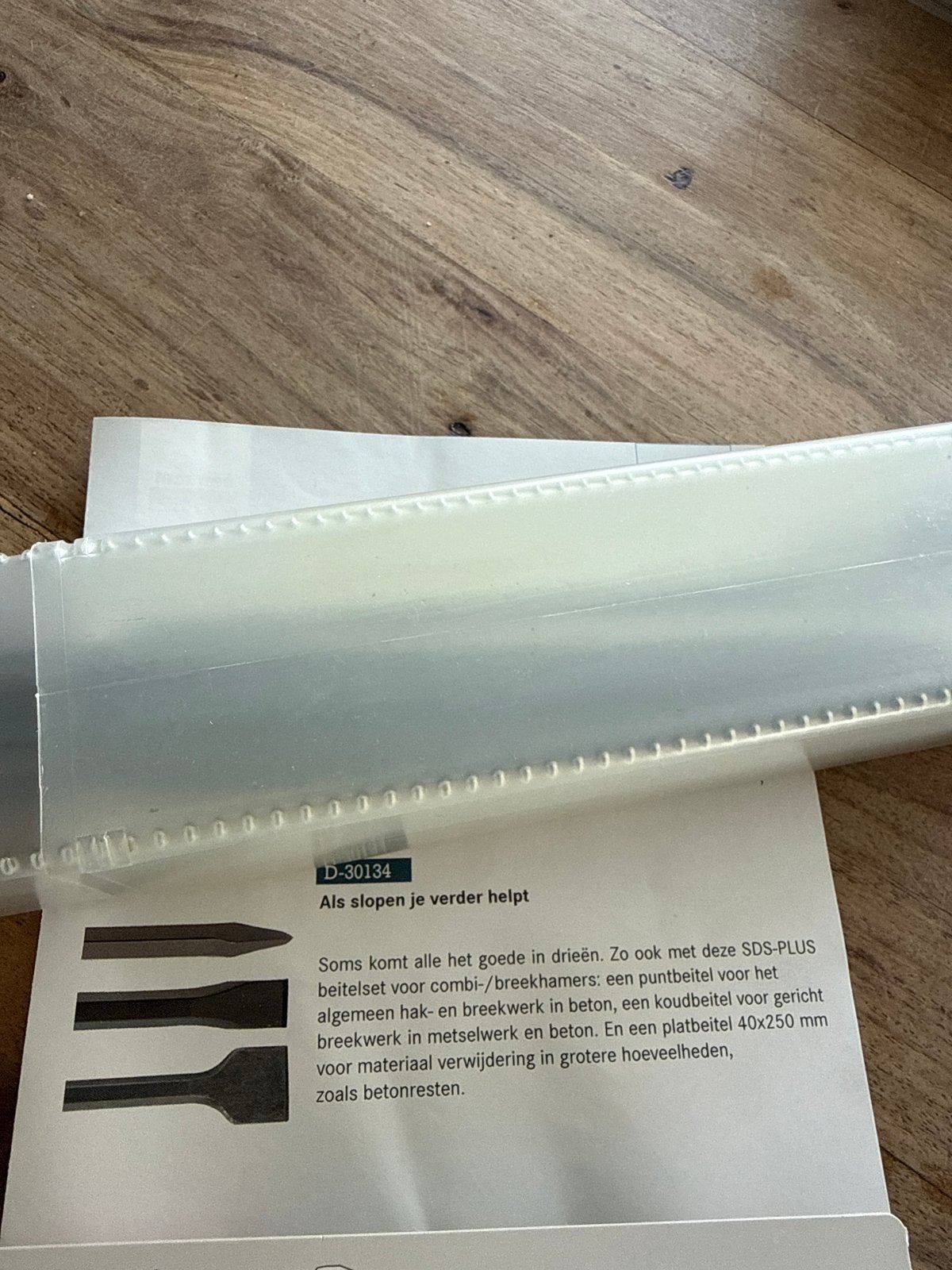 SDS-PLUS Beitelset voor Combi-/Breekhamer (D-30134), Ophalen, Nieuw, Overige typen