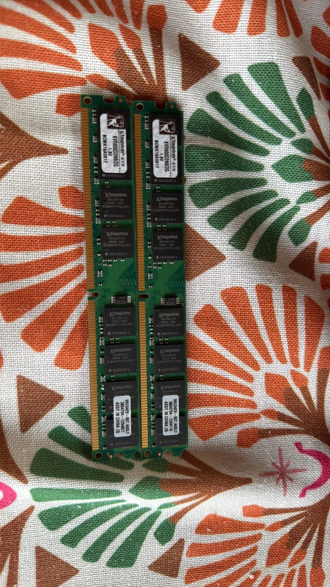 Kingston DDR2 4G (2x2G), Computers en Software, Gebruikt, Ophalen of Verzenden, DDR2, Desktop
