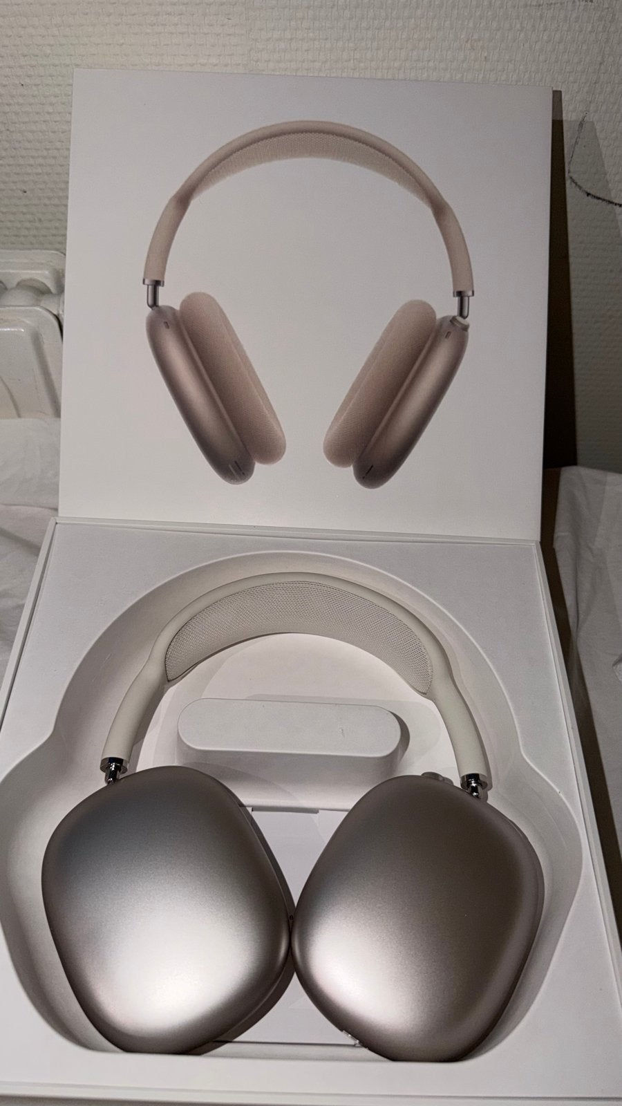 Apple AirPods Max - Lichtgoud met Smart Case, Audio, Tv en Foto, Koptelefoons, Ophalen, Goud, Bluetooth, Zo goed als nieuw
