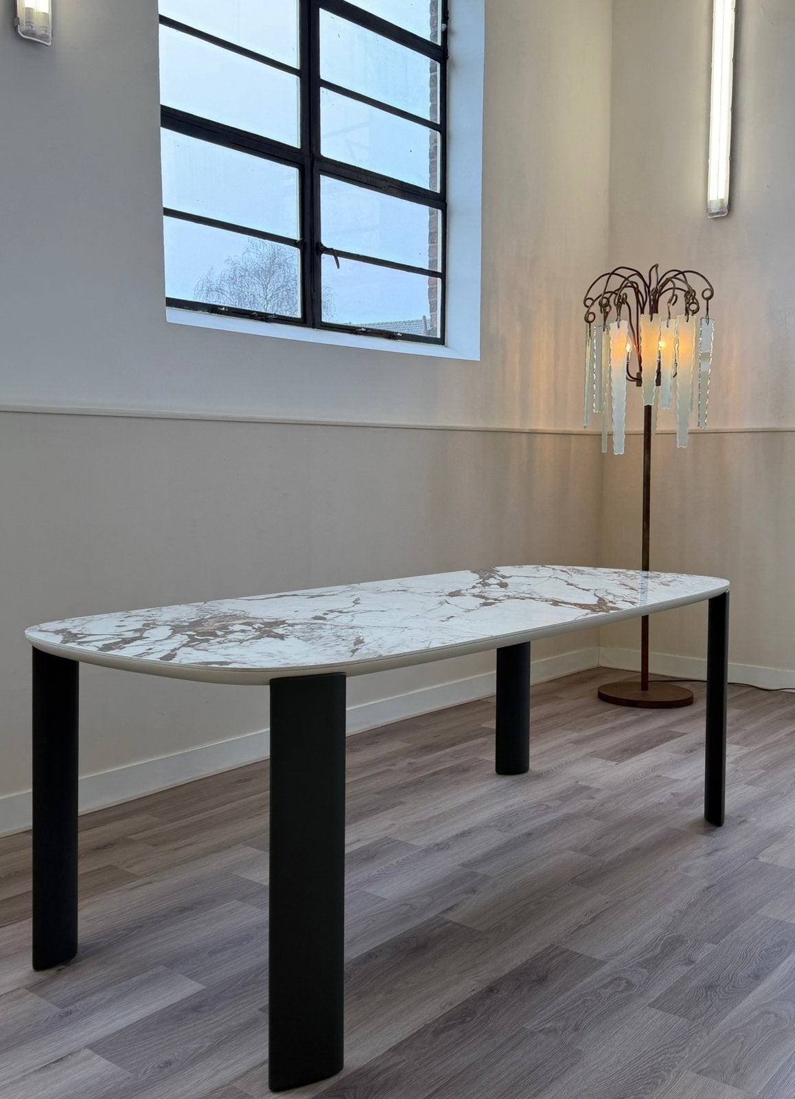 Leolux Tico eettafel ceramic 220 x 90 NIEUW, Huis en Inrichting, Tafels | Eettafels, Ophalen, 50 tot 100 cm, Vijf personen of meer