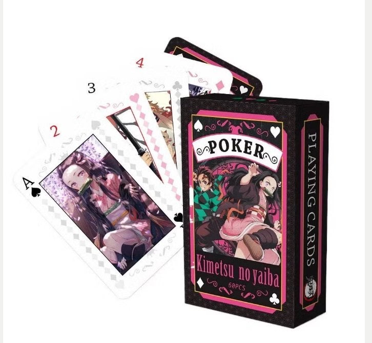 Demon Slayer speelkaarten / poker set (54 kaarten)