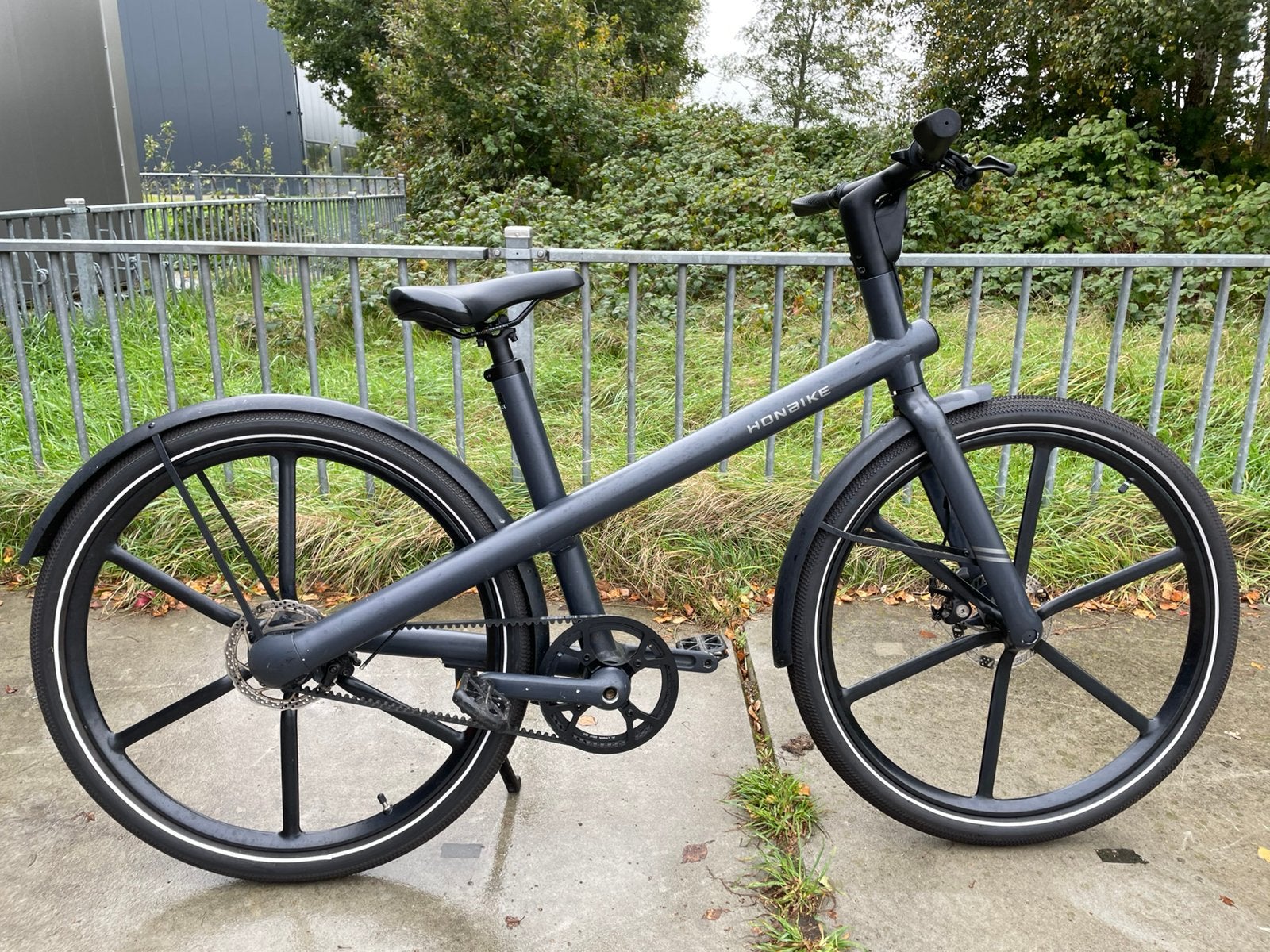 Honbike uni4 e-bike, Gebruikt, 47 tot 51 cm, 30 tot 50 km per accu, Ophalen