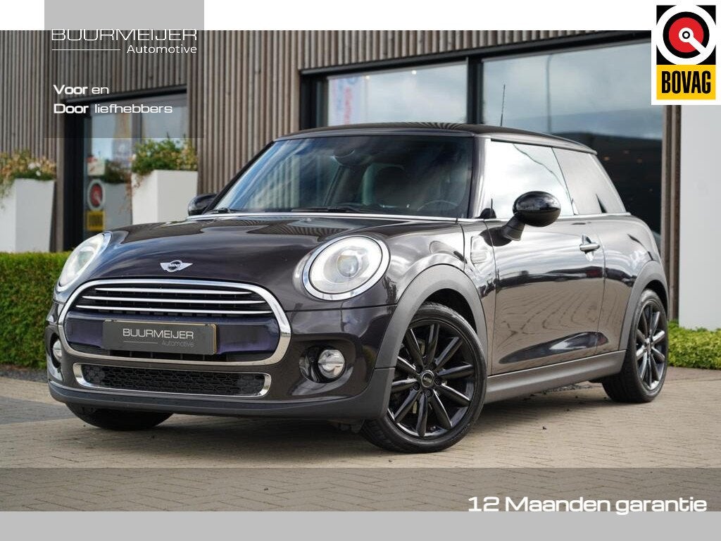 MINI Cooper 1.5 Cooper Business (bj 2015), Stof, Gebruikt, Bruin, 4 stoelen