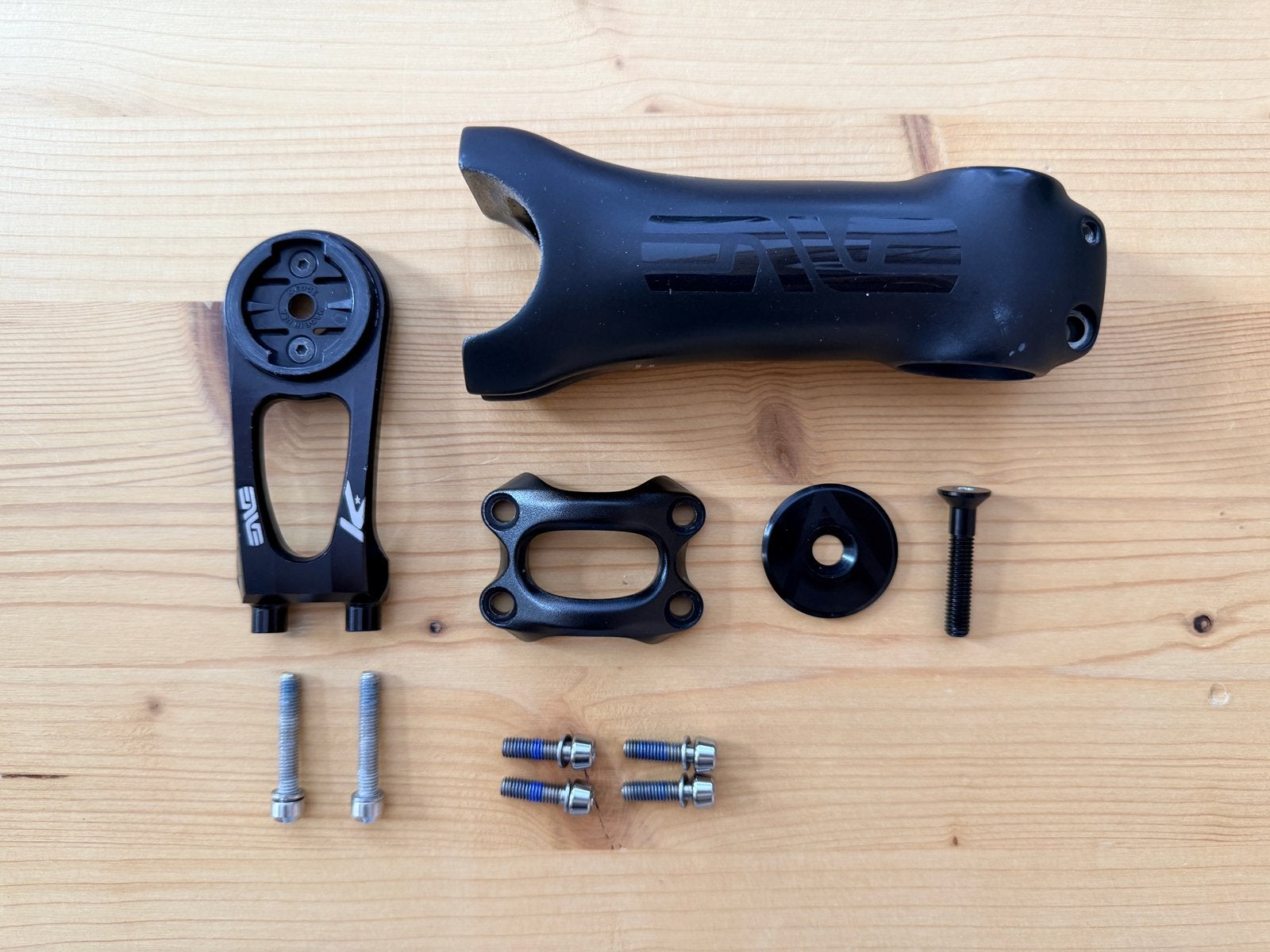 ENVE Road stuurpen 110mm + K-EDGE Garmin houder, Fietsen en Brommers, Ophalen of Verzenden, Zo goed als nieuw, Gravelbike, Carbon