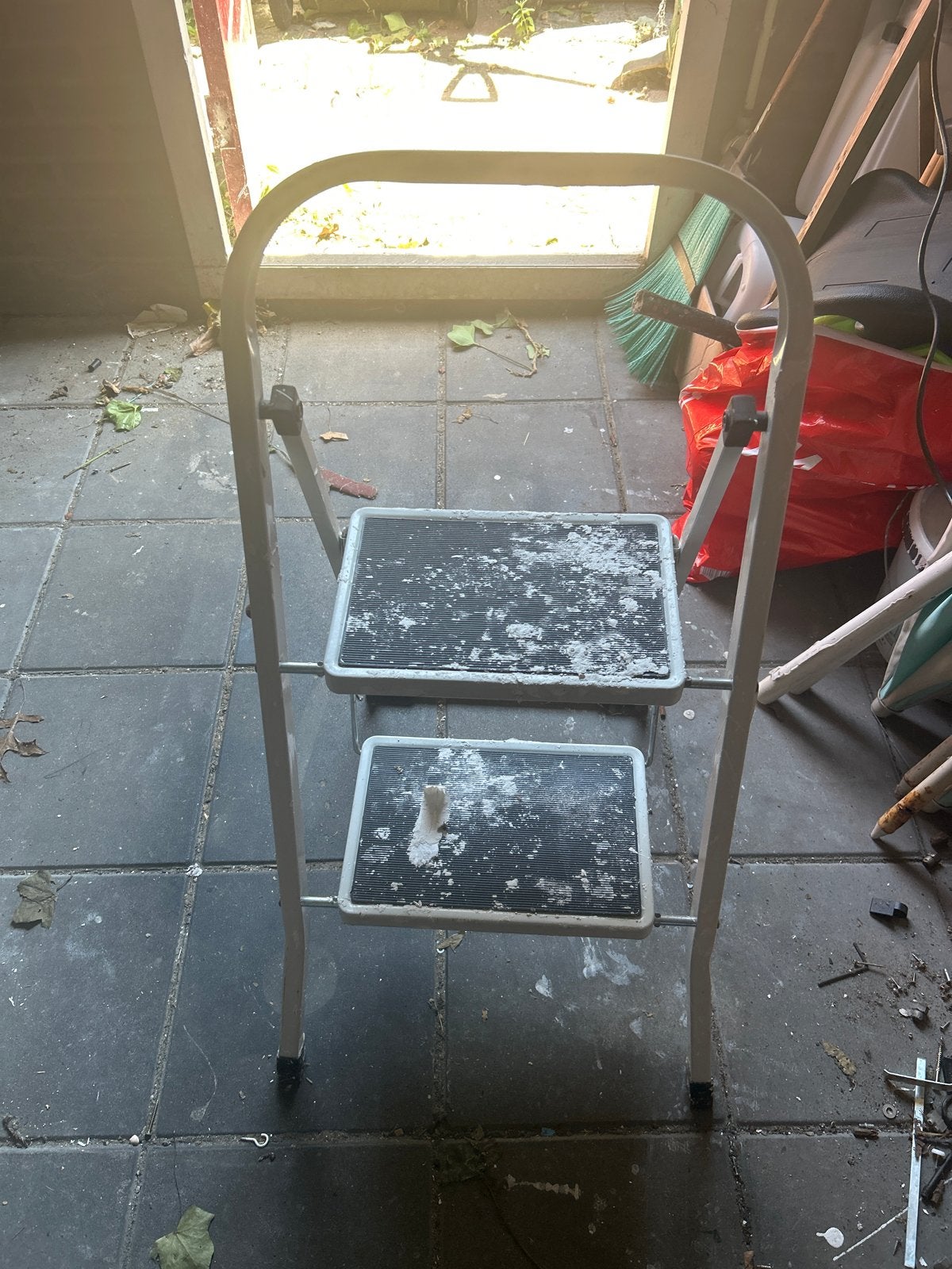 Handige opvouwbare trap met 2 treden, Ophalen, Gebruikt, Trap, Opvouwbaar of Inschuifbaar
