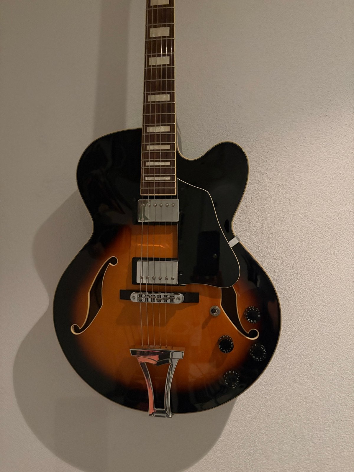 Ibanez Artcore Hollow Body Gitaar -  AF75 - BS, Muziek en Instrumenten, Ophalen, Zo goed als nieuw, Hollow body, Ibanez