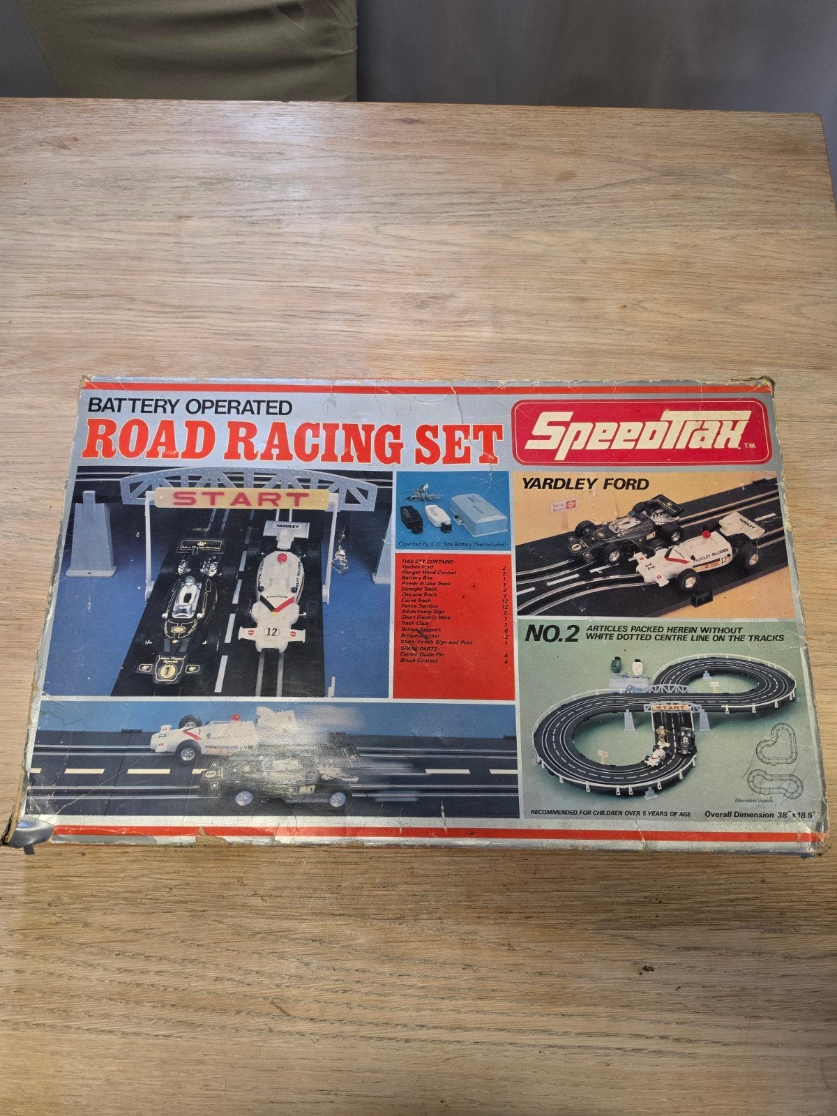 Vintage Speedtrax Road Racing Set No. 2 – Yardley Ford – wer, Ophalen of Verzenden