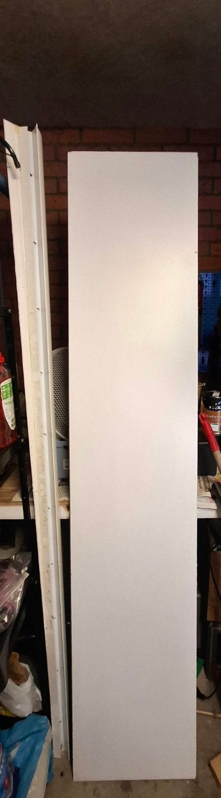 2 planken met ophangsysteem, Ophalen