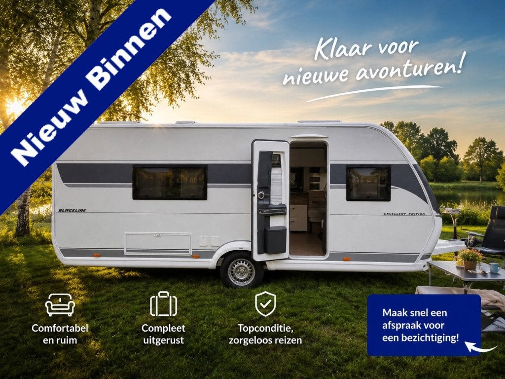 Hobby 540 WLU Excellent Edition Enkele bedden (09-2025) –, Caravans en Kamperen, Hobby, 7 tot 8 meter, Bedrijf, Autobedrijf Neplenbroek
