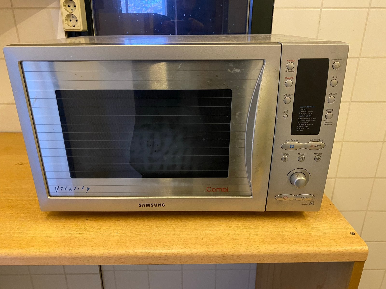 Samsung Combi Magnetron Vitality - Zilver, Witgoed en Apparatuur, Ophalen, Combimagnetron, Gebruikt, Grill