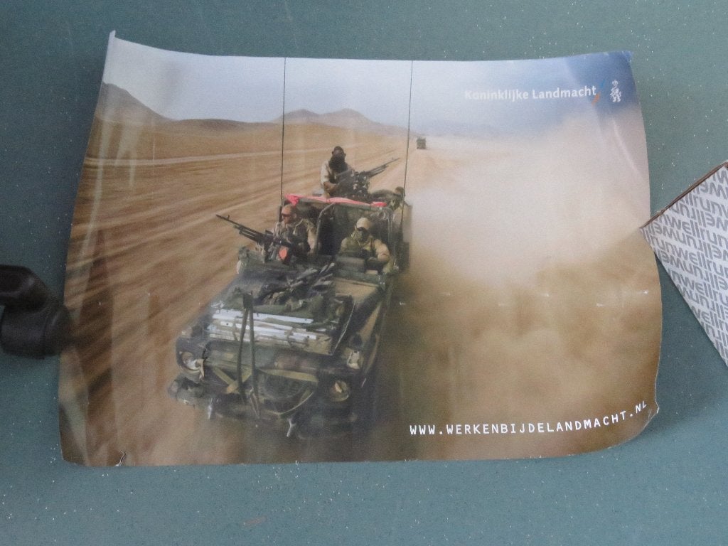 Poster van de landmacht, Rechthoekig Liggend, Nieuw, Ophalen of Verzenden, A1 t/m A3