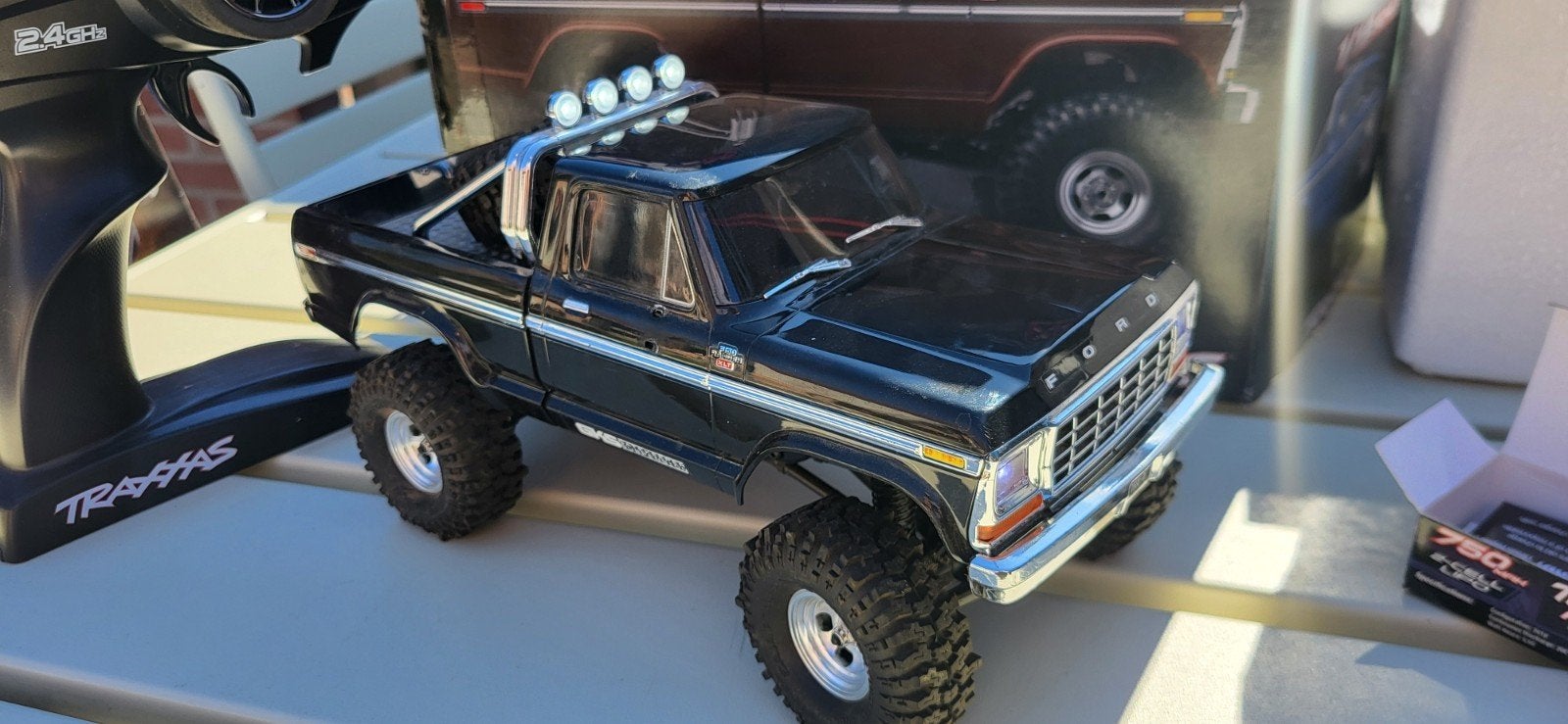 Traxxas TRX-4M Ford Bronco RC Crawler, Elektro, Auto offroad, Ophalen of Verzenden, Zo goed als nieuw