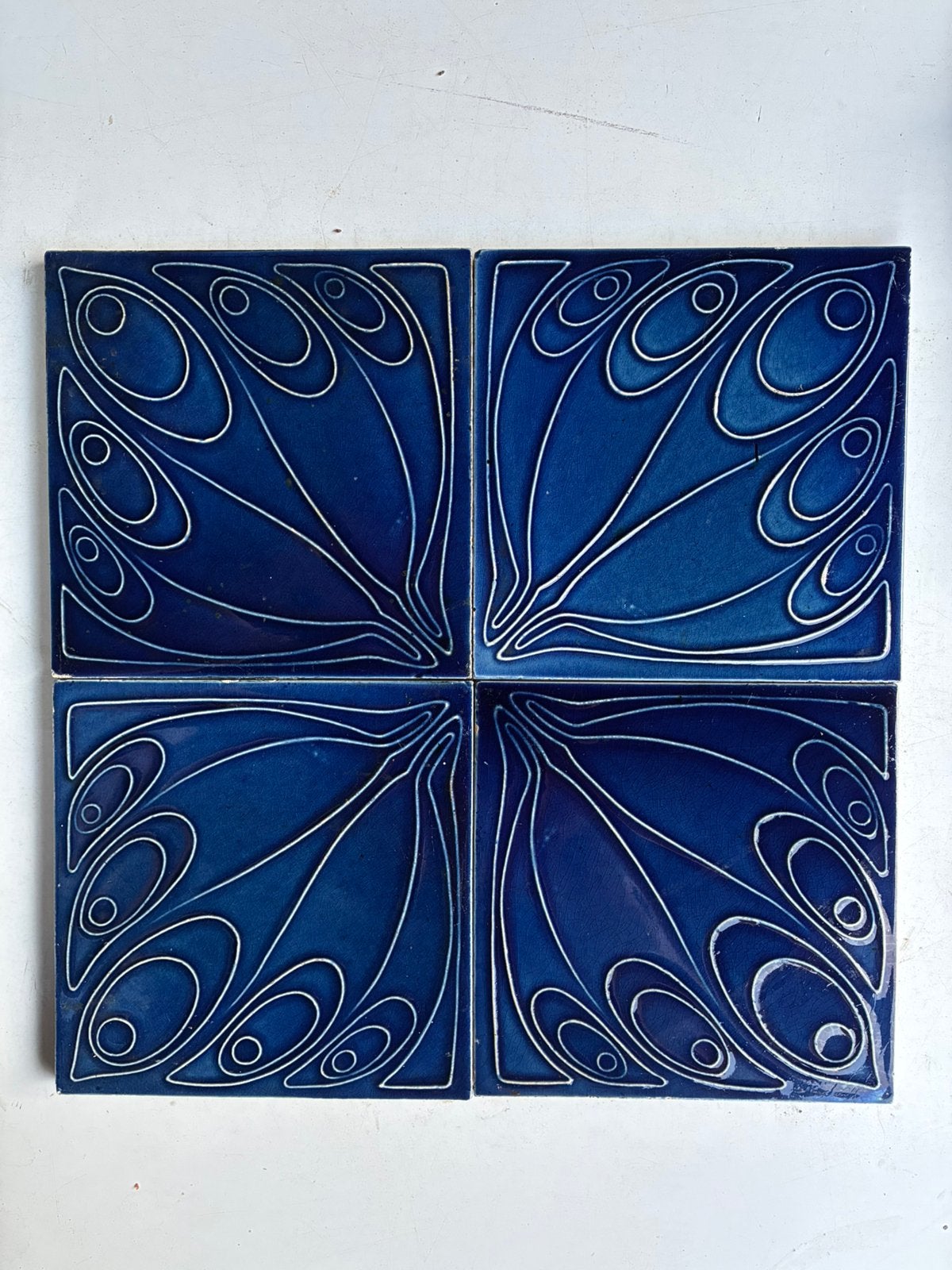 Antieke Jugendstil tegels 1900/1905, Antiek en Kunst, Ophalen of Verzenden