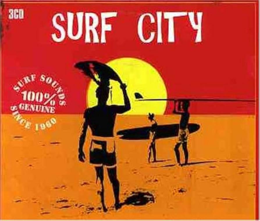 V/A - Surf City (3-CD set), Cd's en Dvd's, Cd's | Rock, Zo goed als nieuw, Rock-'n-Roll, Verzenden
