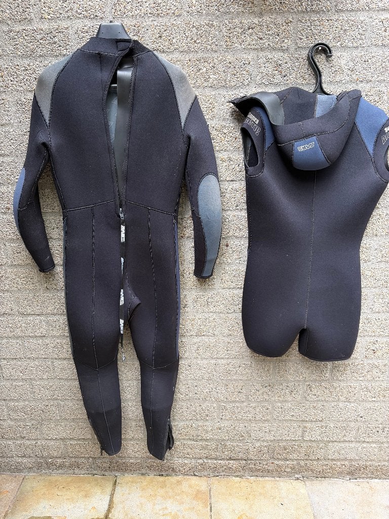 Bare Supra Artic 7mm wetsuit ML/MG met extra body, Watersport en Boten, Ophalen, Gebruikt, Duikpak