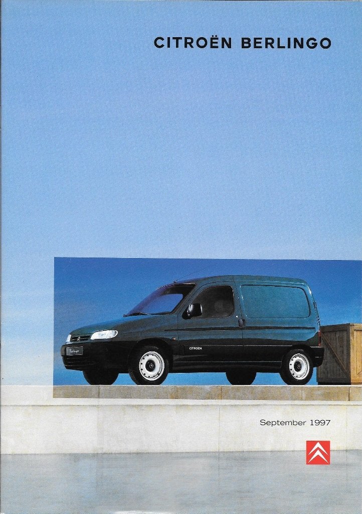 Folder Citroën Berlingo, september 1997, Boeken, Ophalen of Verzenden, Nieuw, Citroën