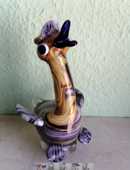 vintage Pato em vidro Murano (eend in Murano glas), Verzamelen, Ophalen, Huis en Inrichting