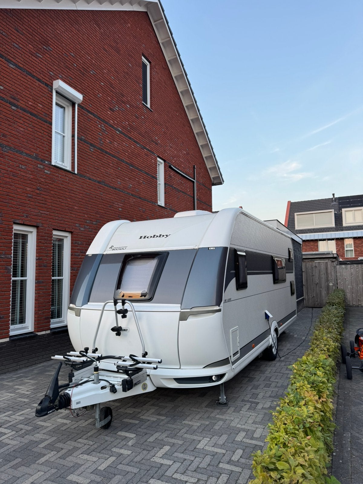 Super nette complete Hobby 540 KMFE 2022 airco mover tent, Caravans en Kamperen, Caravans, Schokbreker, Hobby, Treinzit, Particulier