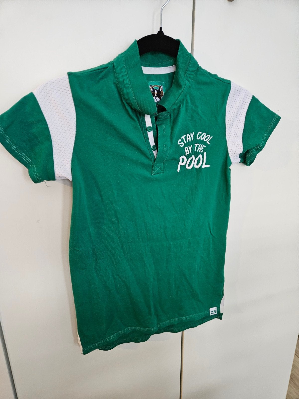 Z8 Jongens Polo Groen Maat 140/146, Kinderen en Baby's, Kinderkleding | Maat 140, Z8, Ophalen of Verzenden, Zo goed als nieuw