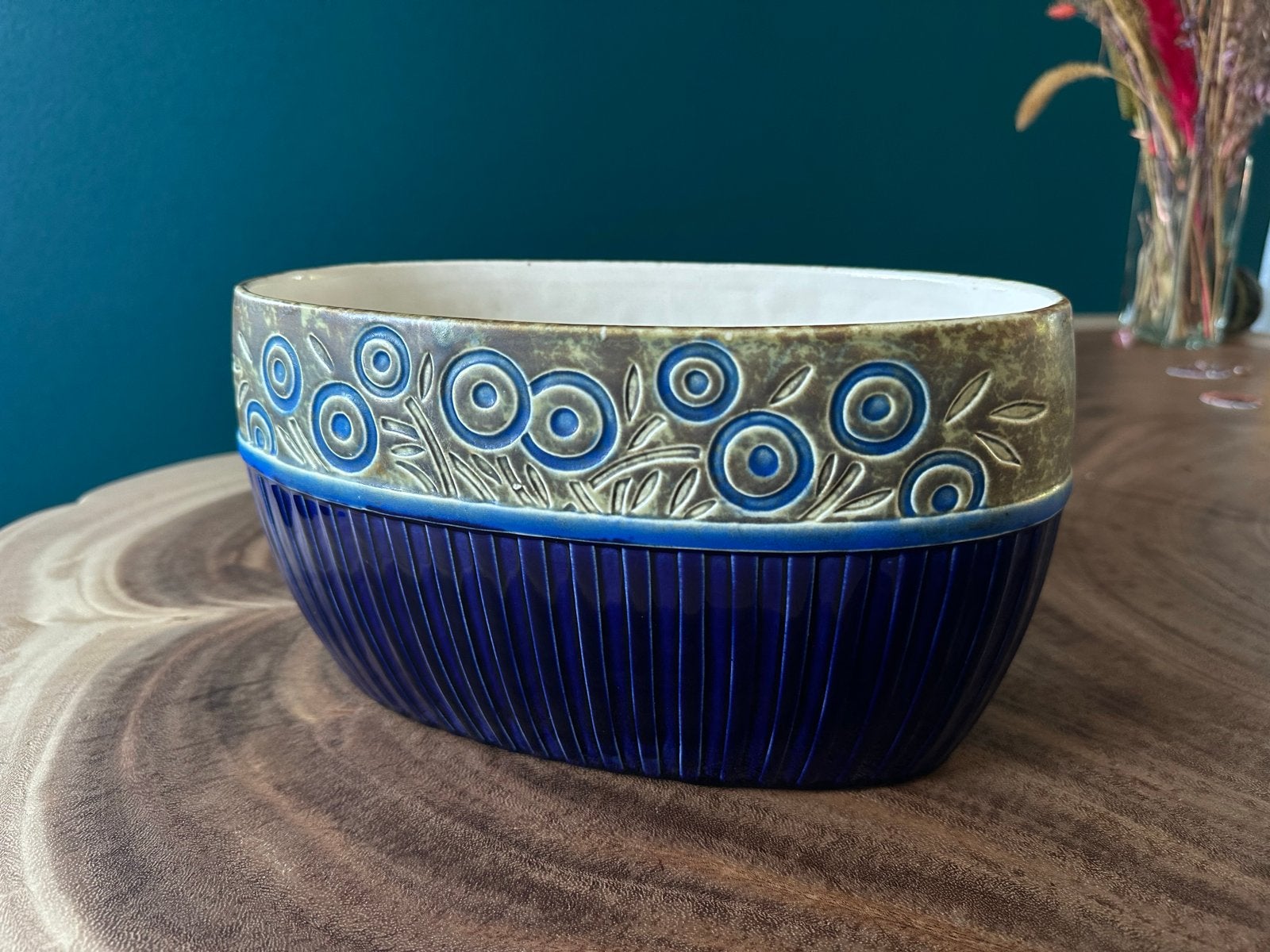 Gustave De Bruyn Ovale Jardinière - Art Deco/Nouveau, Ophalen of Verzenden