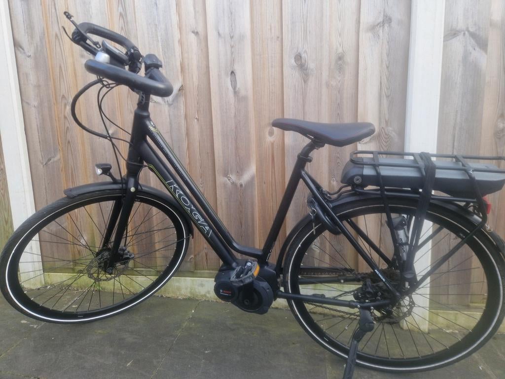 Koga fiets alls Origineel 28 insch 56 cm 10 speed met bosch, Gebruikt, 50 km per accu of meer, 55 tot 59 cm, Ophalen