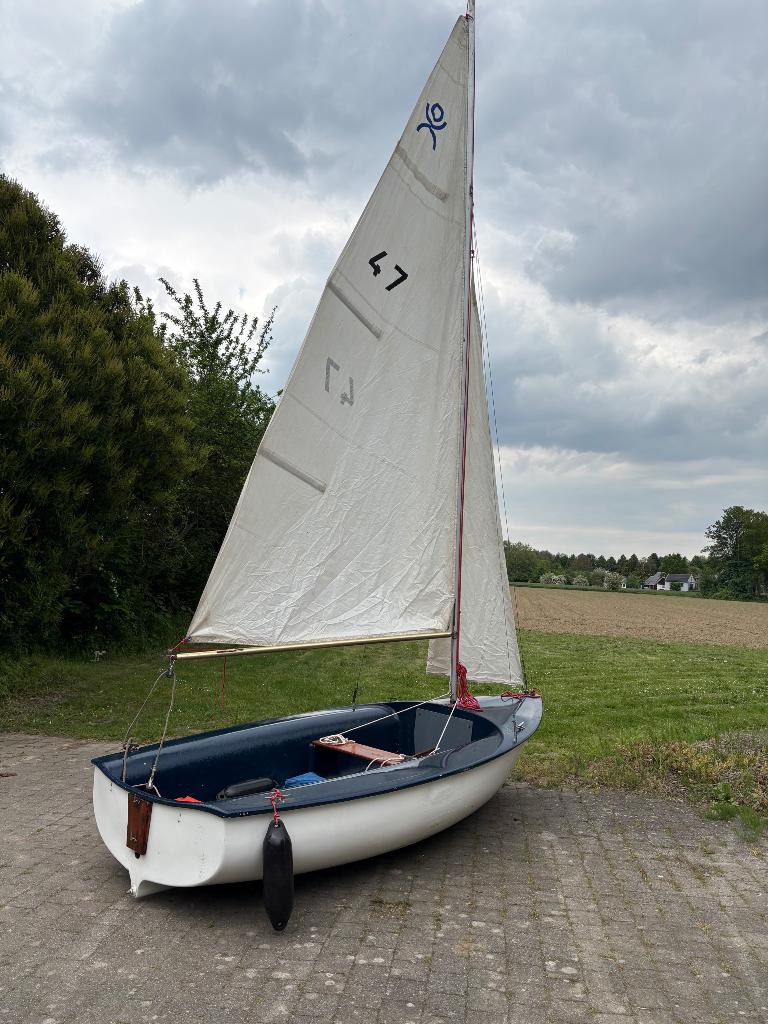 Zeilboot, Ophalen, Gebruikt, Polyester, Fok