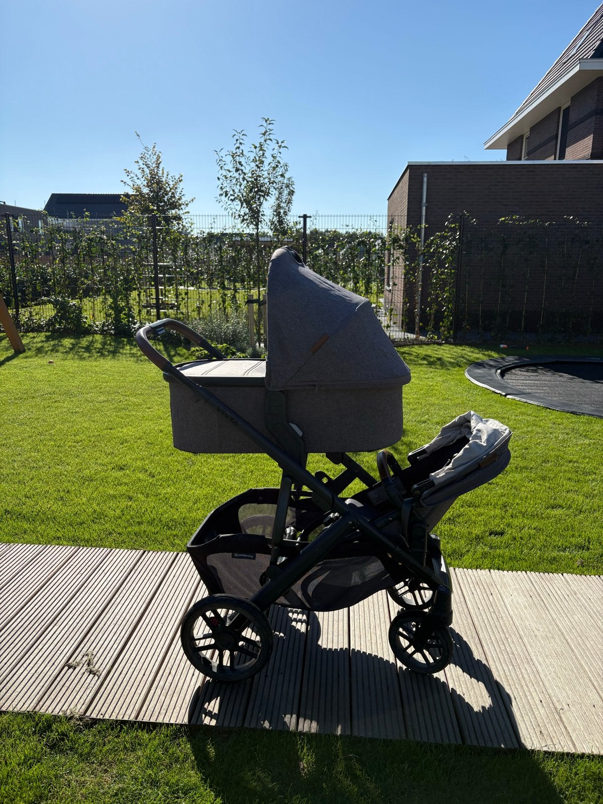 Uppababy Vista V2 Dubbele Kinderwagen met alle benodigdheden, Gebruikt, Duowagen, Ophalen, Kinderwagen