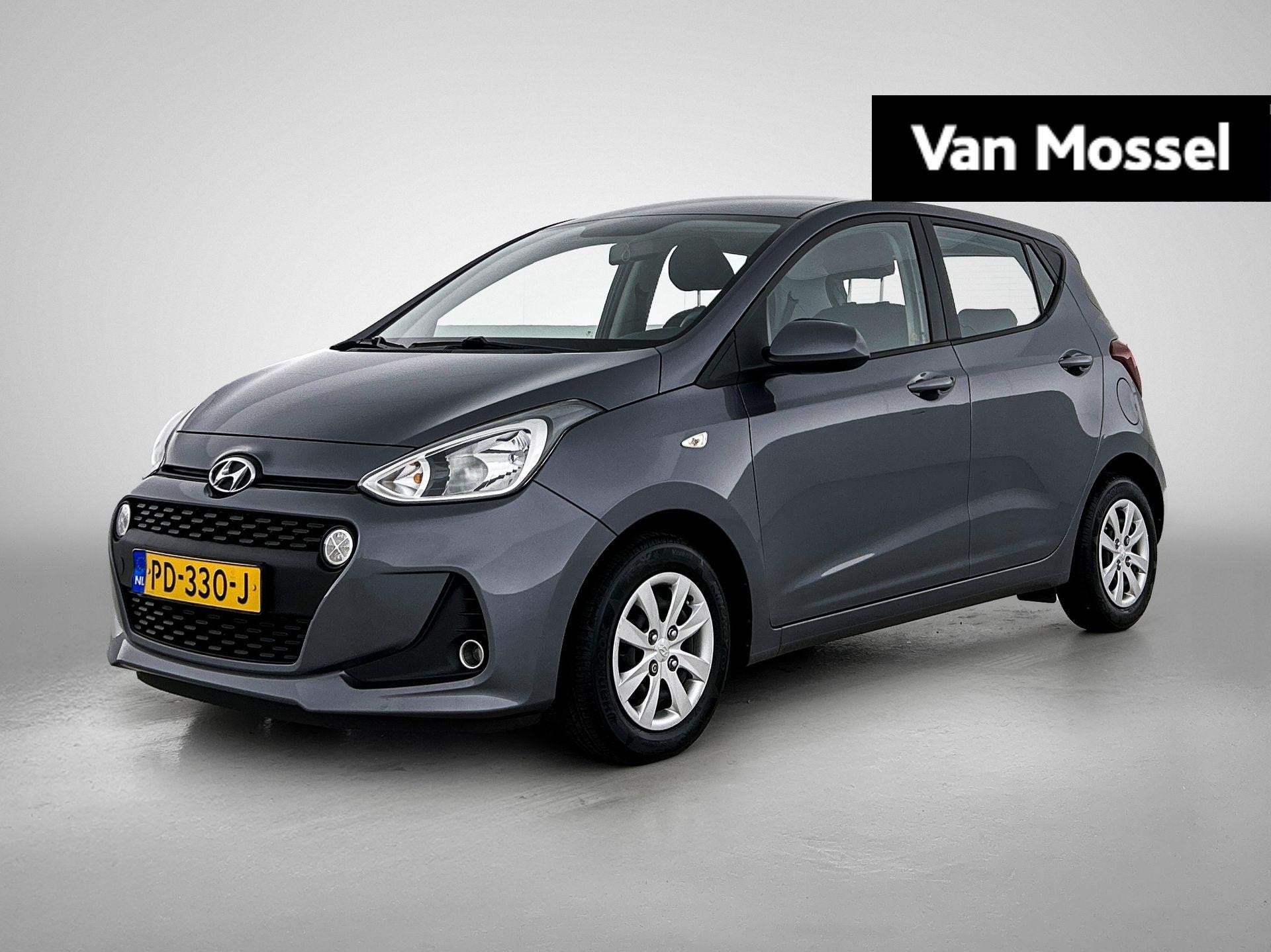 Hyundai i10 1.0i Go! 2017 | Navi | ECC | Cruise Control | Ap, Voorwielaandrijving, Stof, Gebruikt, 31 €/maand