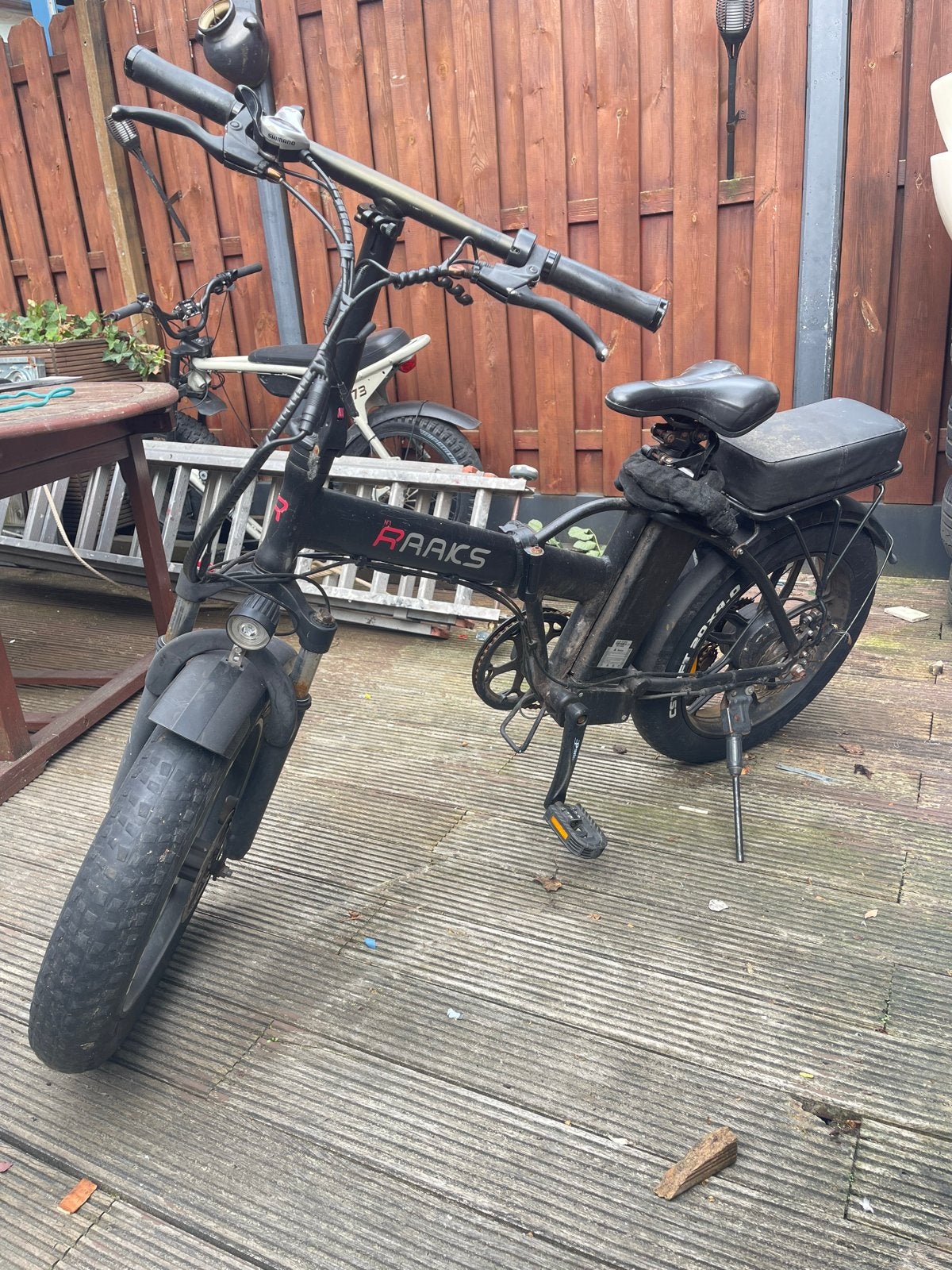 Raaks opvouwbare elektrische fiets - Gebruikt, Fietsen en Brommers, Overige merken, Minder dan 30 km per accu, Gebruikt, Ophalen of Verzenden
