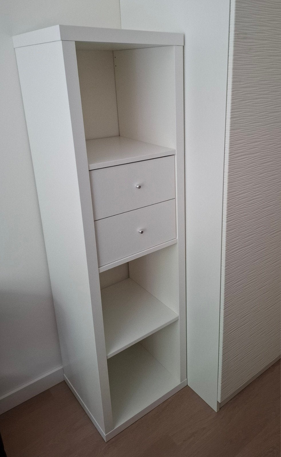 Kallax kast 4 vakken, Huis en Inrichting, Kasten | Boekenkasten, Ophalen, Minder dan 50 cm, 100 tot 150 cm, Zo goed als nieuw