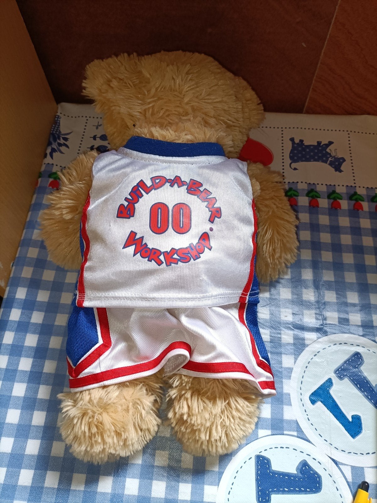 NBA 🏀 basketbal Build a Bear knuffel basketballer, Ophalen of Verzenden, Zo goed als nieuw, Beer