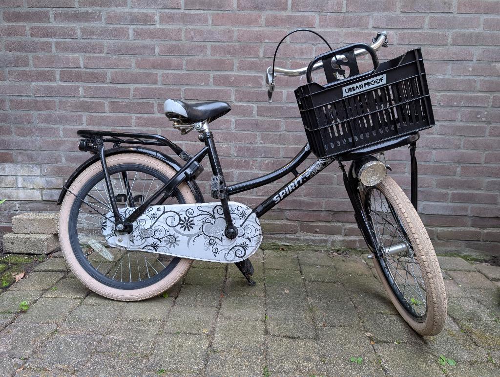 Meisjefiets 20 inch, Ophalen, Terugtraprem, Gebruikt, Handrem