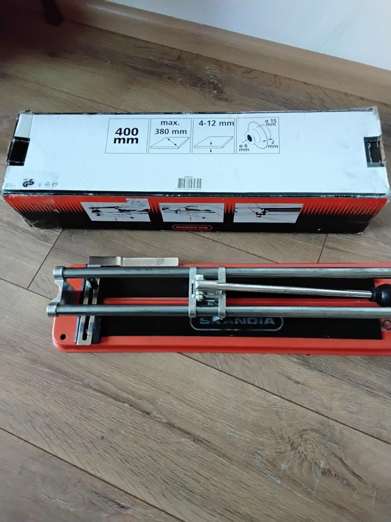 Skandia tegelsnijmachine. 400 mm, Ophalen of Verzenden