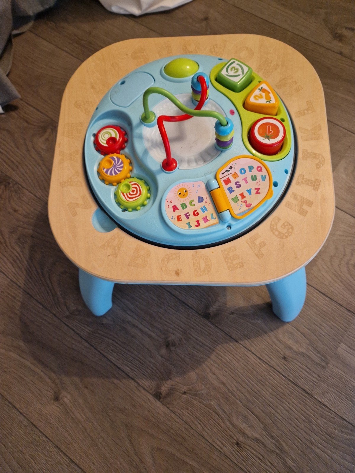 VTech Draai & Leer Activiteitentafel, Ophalen, Zo goed als nieuw, Met licht