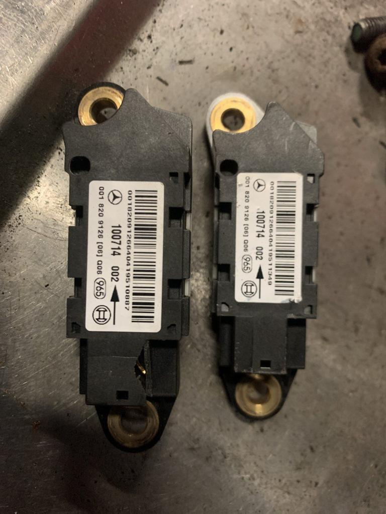Mercedes-Benz S-Klasse W220 airbagsensor, Gebruikt, -, Ophalen of Verzenden, -